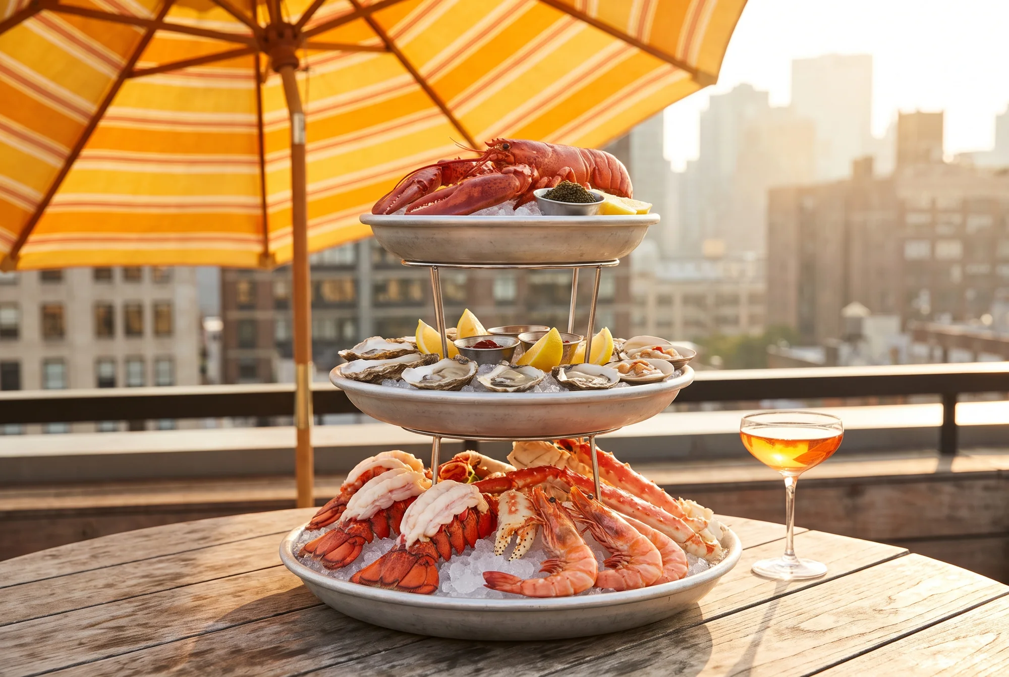 Seafood tower